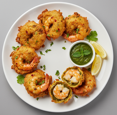 King Prawn Pakora Starter 