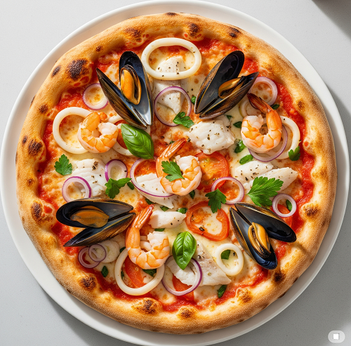 Seafood Special Pizza 